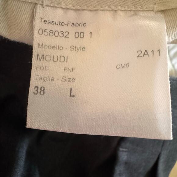 Brioni Men’s Moudi Wool Gray Dress Pant Size 38 Made in Italy - Picture 6 of 7